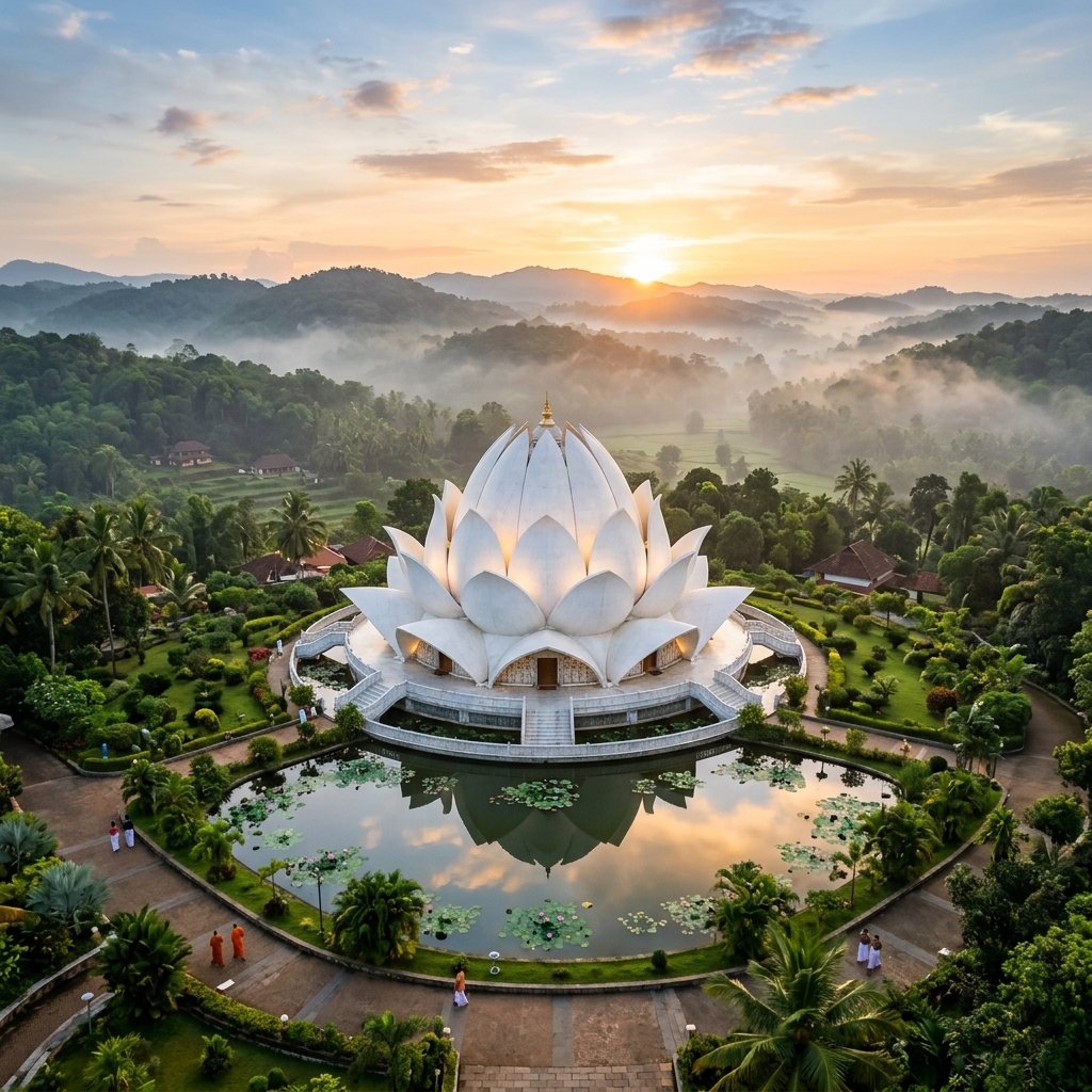 Santhigiri Parnasala at Dawn